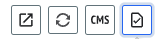 Siteimprove page menu icons