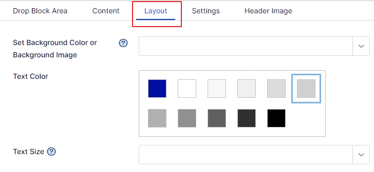 color picker for text