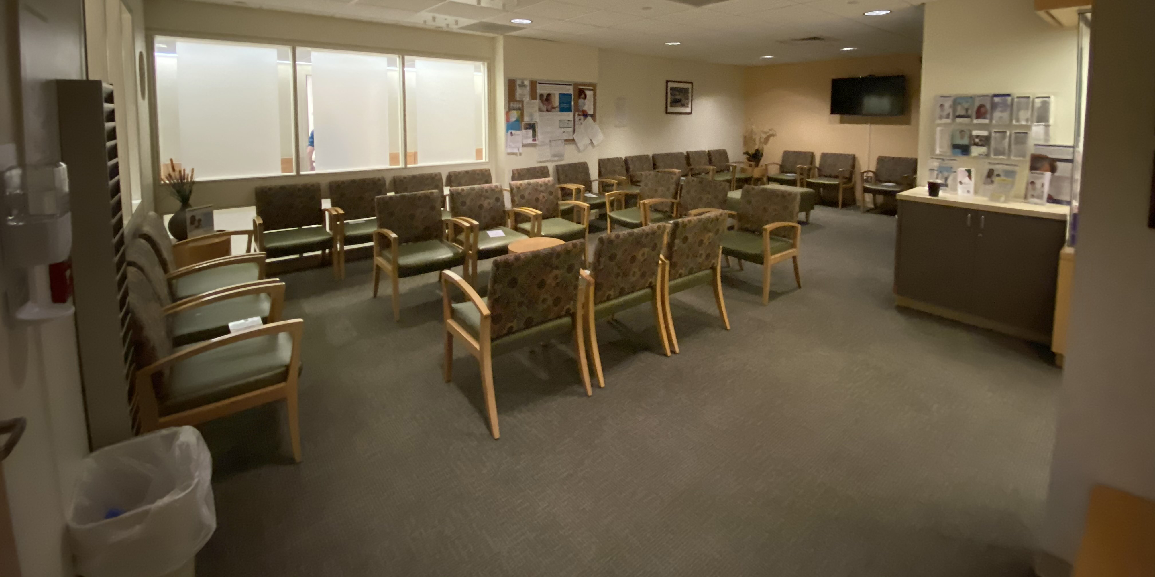 waiting room at a clinic