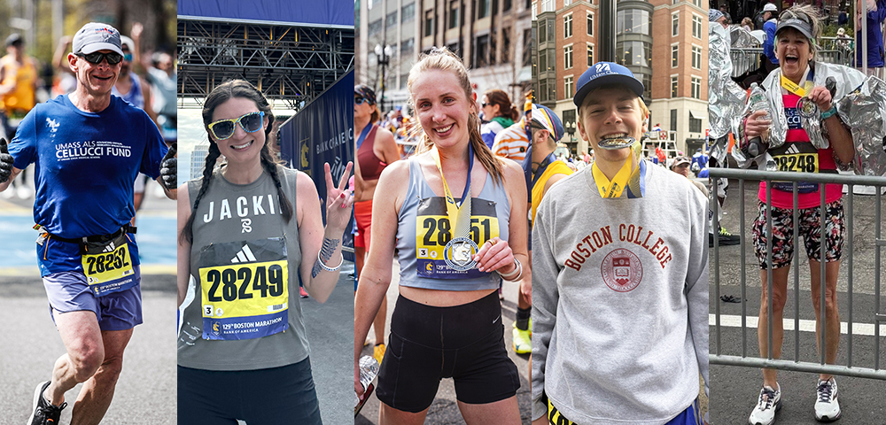 2025 UMass ALS Cellucci Fund Boston Marathon team