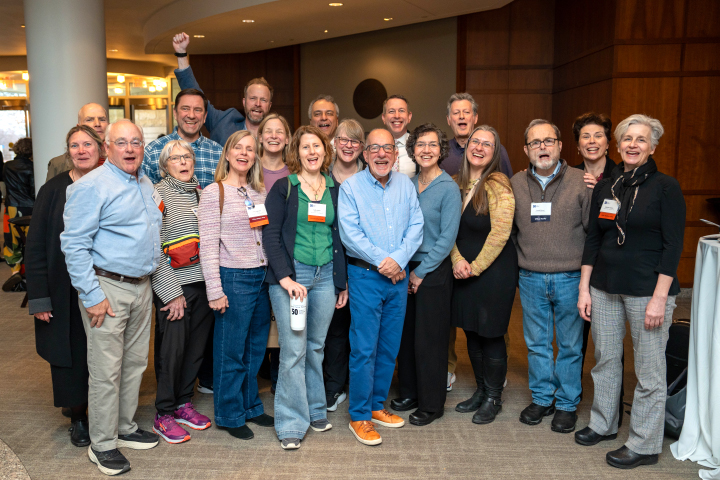 Attendees celebrating the 50th anniversary of Family Medicine & Community Health.