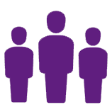 icon of 3 people