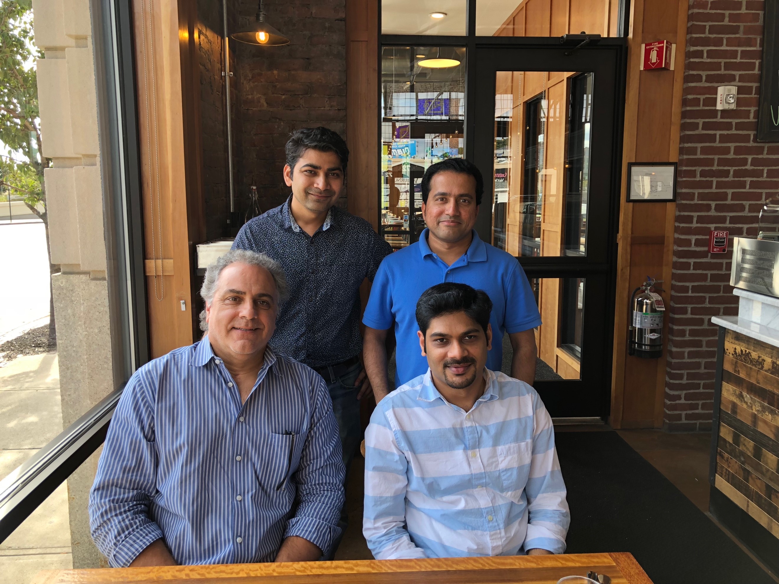 Fall 2018 Farewell lunch for John Pulikkan, on his way to open his lab in Wisconsin.jpg
