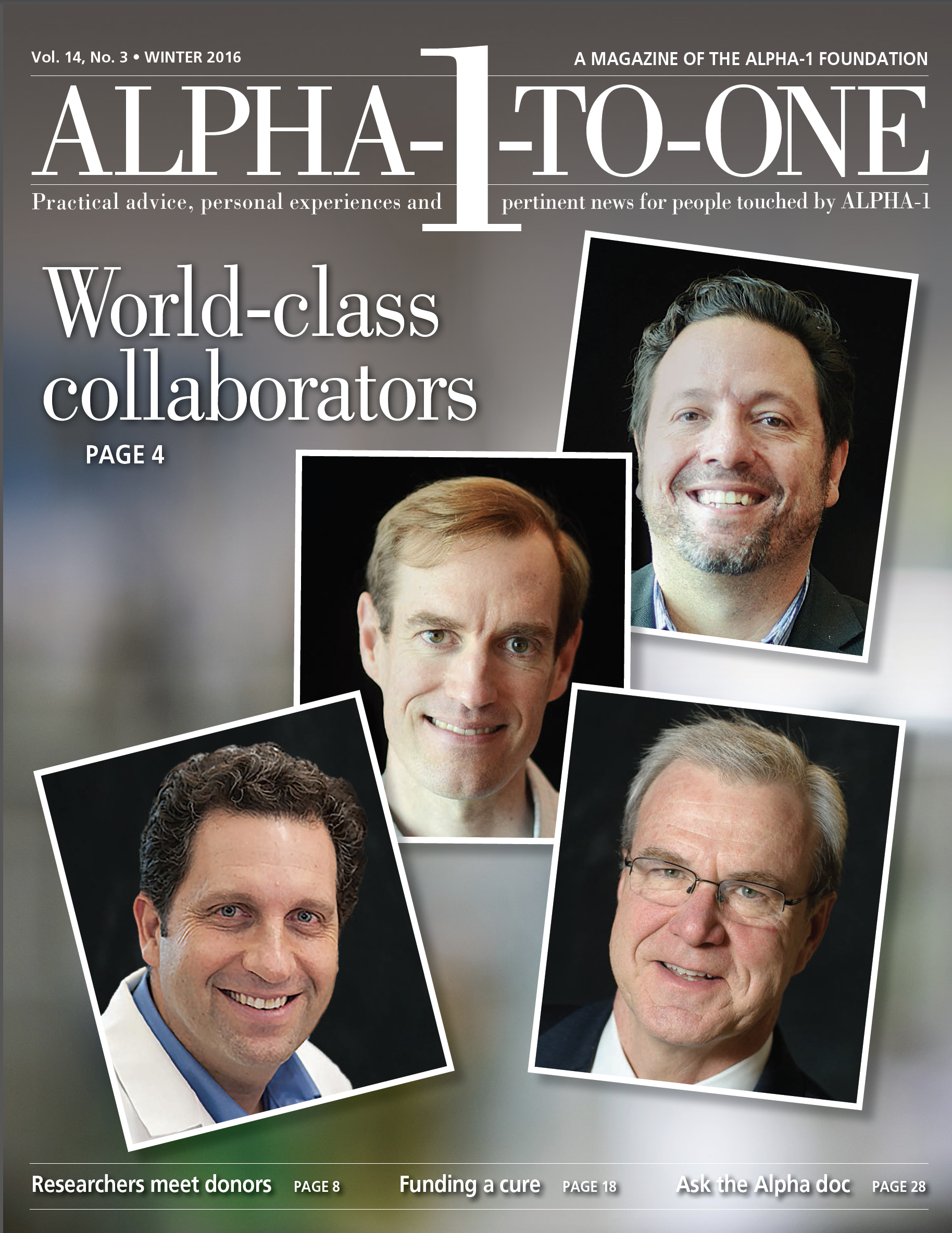 Alpha-1-to-One Winter 2016 cover Alpha-1-to-One Winter 2016 cover