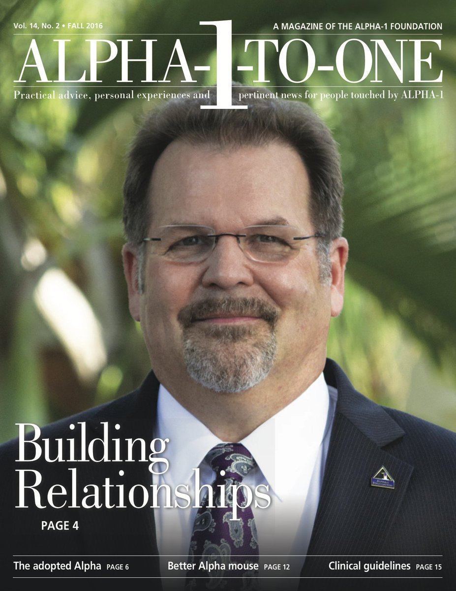 Alpha-1-to-one Fall 2016 Alpha-1-to-one Fall 2016