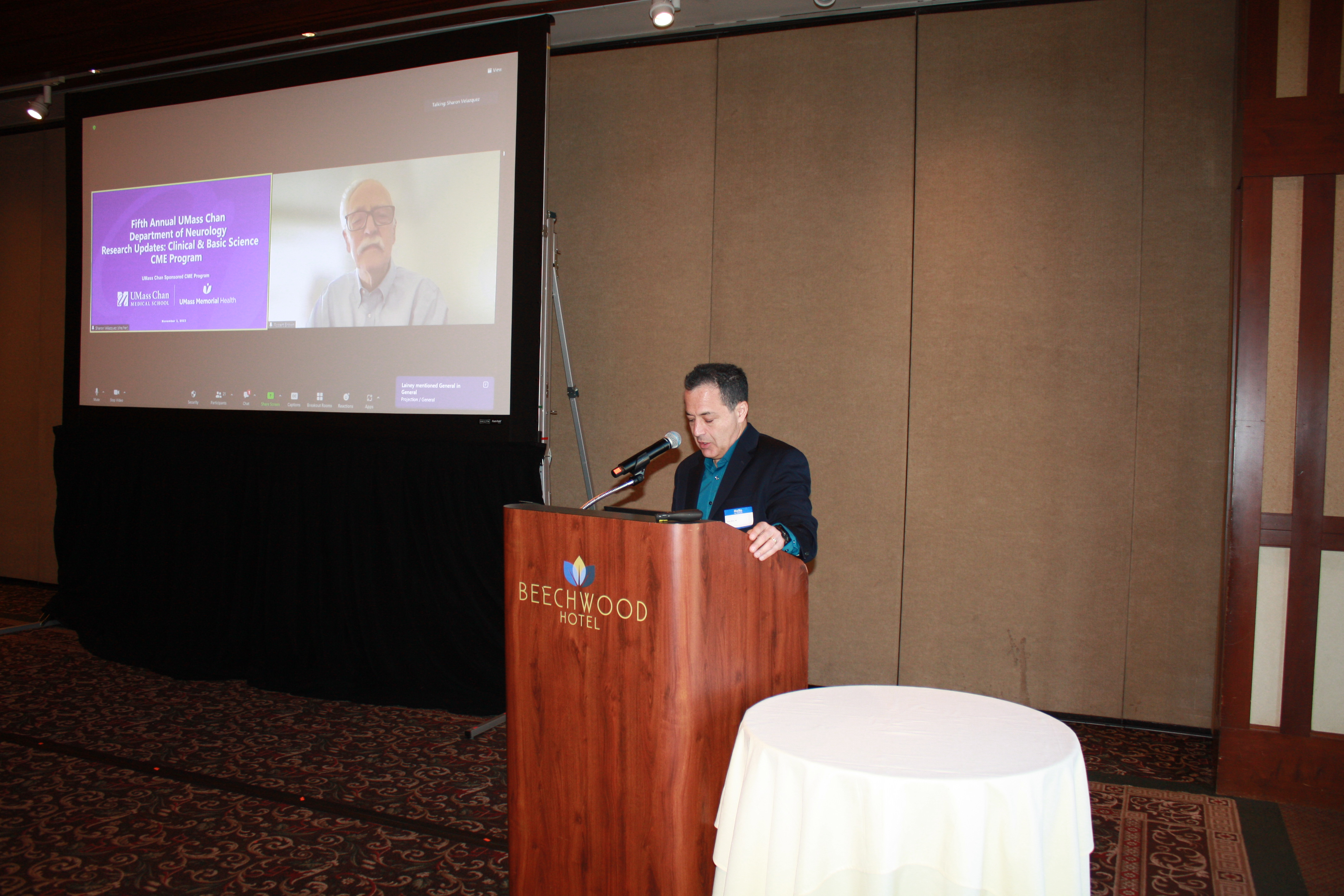 Robert Brown, DPhil, MD, and Brian Silver, MD, moderator