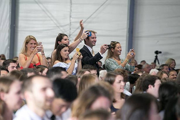 Classmates, family and friends capture the emotions of the White Coat Ceremony