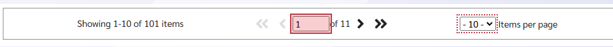 pagination highlighting previous and next buttons