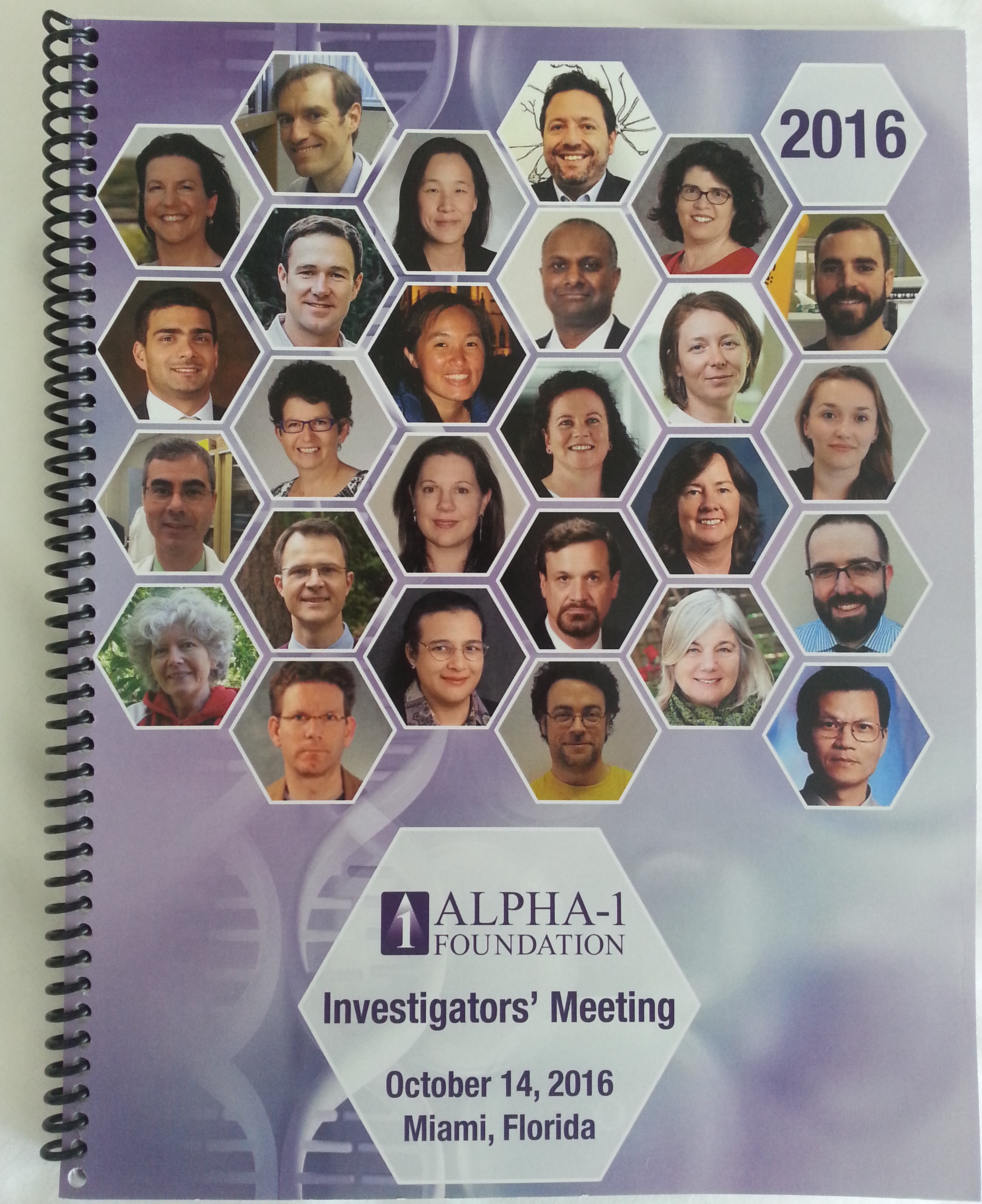 Alpha-1 Foundation Investigators Meeting 2016 Alpha-1 Foundation Investigators Meeting 2016