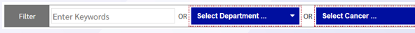 filter with 2 dropdowns highlighted