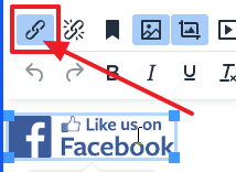 link icon in WYSIWYG menu